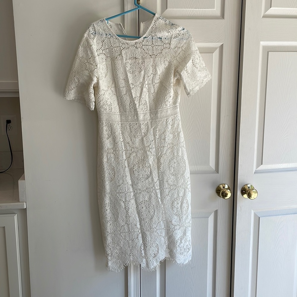 Size 6 White Dress